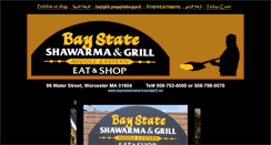 Desktop Screenshot of baystateshawarmaandgrill.net
